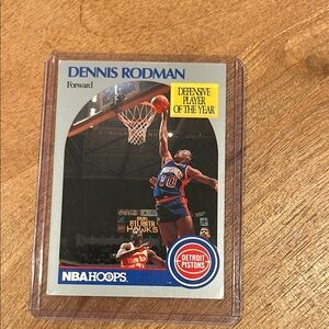 Dennis Rodman from the 1990-91 NBA HOOPS
